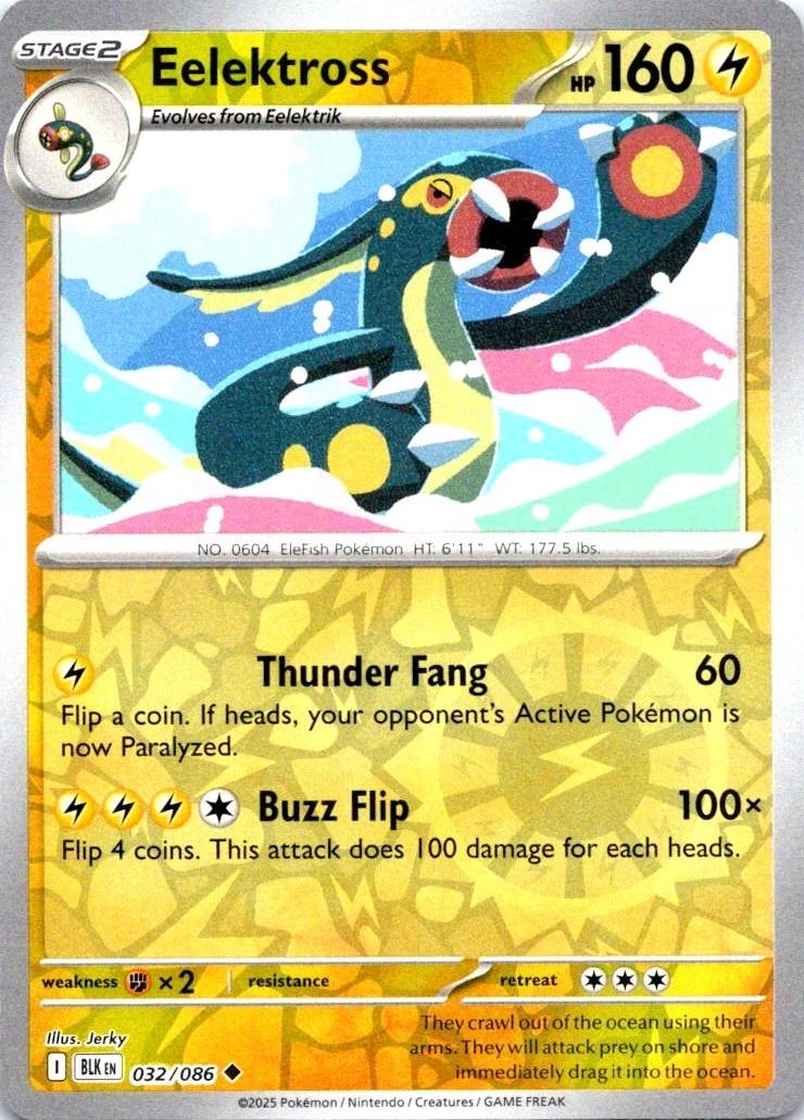 Black Bolt Eelektross [Reverse] Pokémon card